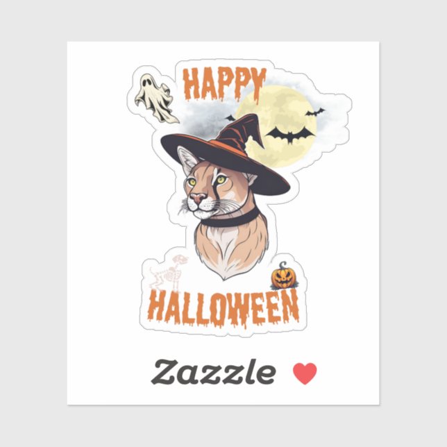 sticker halloween animals (Sheet)