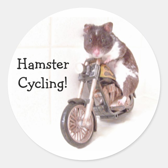 Sticker HamsterCycling! (Front)