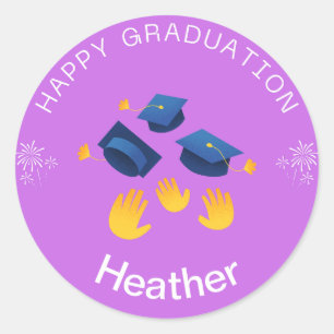 Sticker - Happy Graduation Personalise - Add name