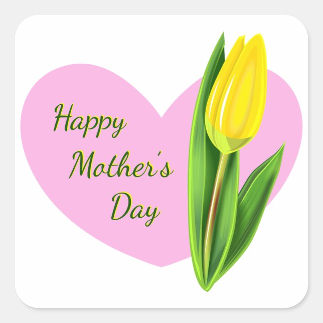 Sticker Happy Mother`s Day (Front)