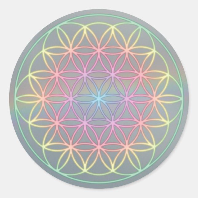 Sticker ~Healing~Energy "Flower Of Life" (Front)