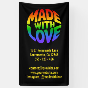 Sticker Heart Shape - MADE WITH LOVE 3 Banner