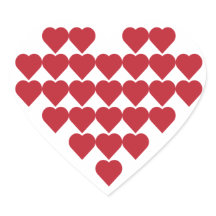 Sticker Heart Shape Valentines Day