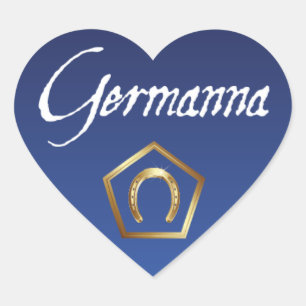 Sticker: I Love Germanna Heart Sticker