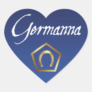Sticker: I Love Germanna Heart Sticker