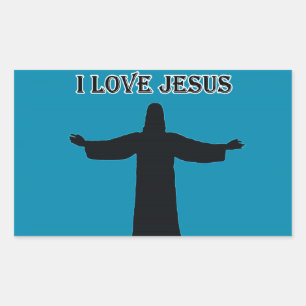 Sticker i love jesus