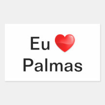 Sticker I love Palmas
