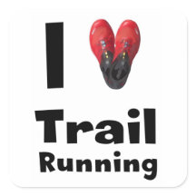 Sticker "I love Trail Running"