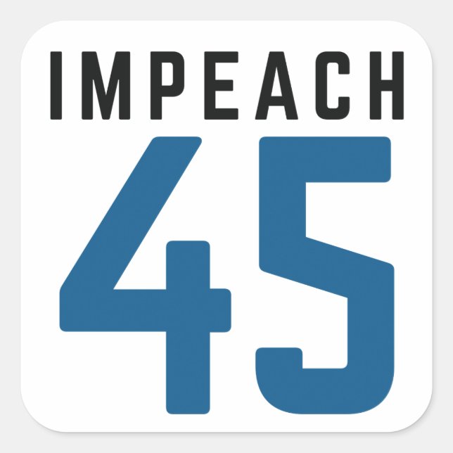 Sticker - Impeach 45 (Front)