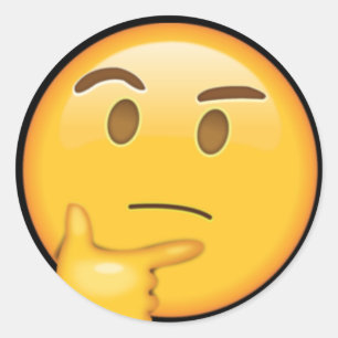Sticker Just Thinking   Emoji