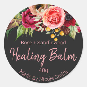Sticker Label For Homemade Healing Salve Balm