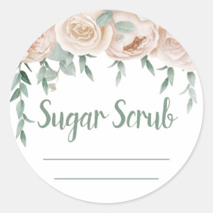 Sticker Label For Homemade Sugar Scrub