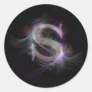 Sticker letter S