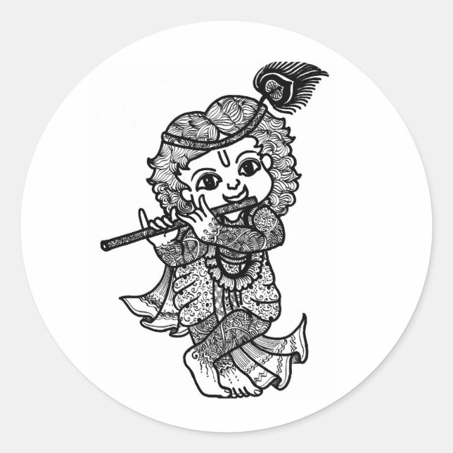 Sticker little krishla (Front)
