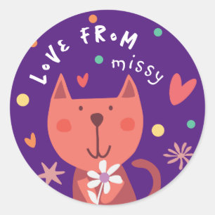 Sticker 'love from'