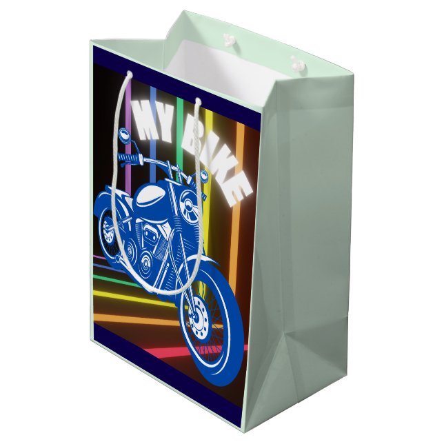 Sticker Medium Gift Bag (Back Angled)