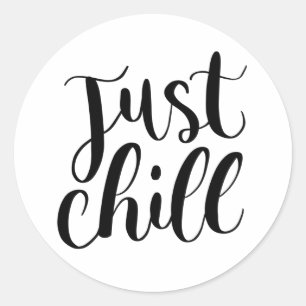 Sticker Minimalist Calligraphy for Journalling