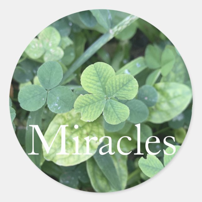 Sticker 'Miracles' (Front)