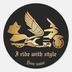 Sticker motorbike motorcycle biker goldwing