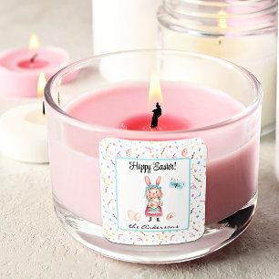 Sticker Name   1.5-in Happy Easter Miss Bunny