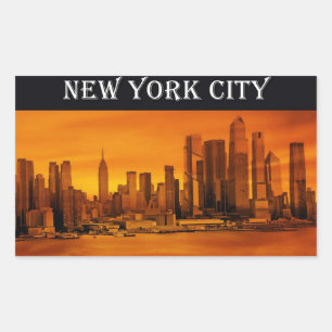 Sticker new york city Manhattan