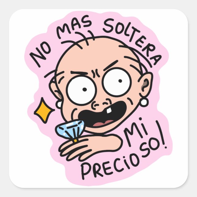 Sticker No more unmarried my beautiful! (Front)