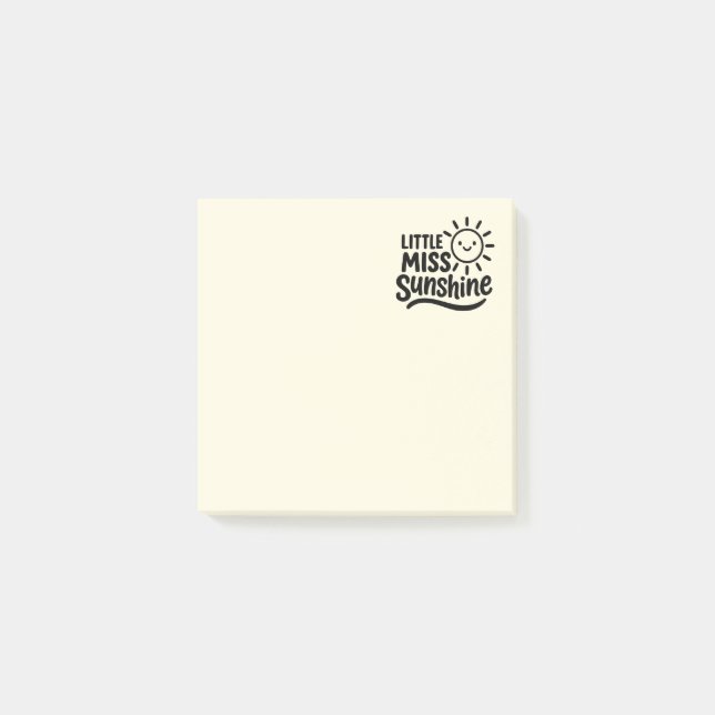 Sticker Notes - Little Miss Sunshine (Front)