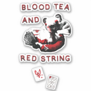 Sticker of Mouse from Blood Tea and Red String
