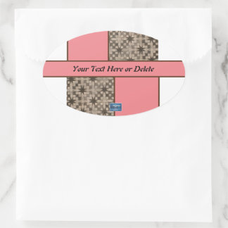 Sticker Oval (Peach LED S.C.C.) RFPMDesigns ©️2023