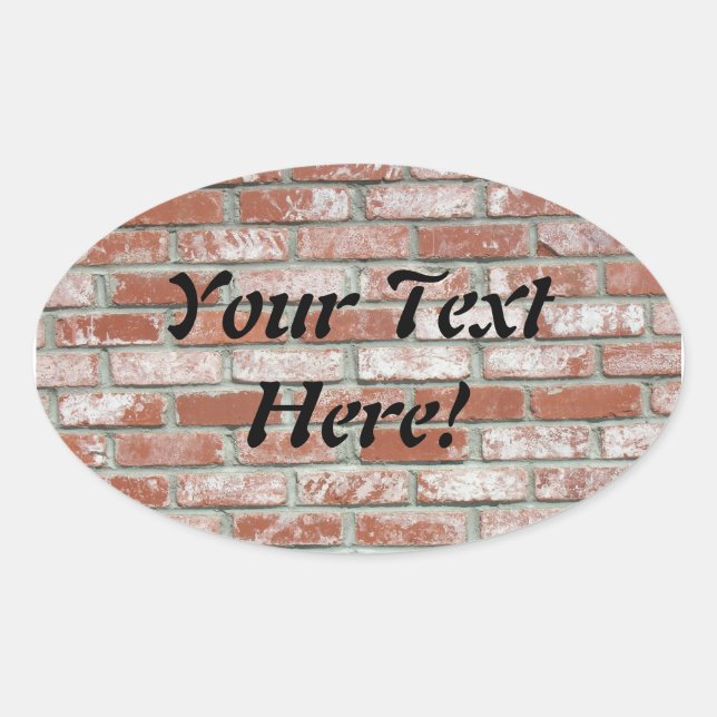 Sticker (ovl) - Brick wall with text (Front)
