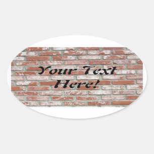 Sticker (ovl) - Brick wall with text