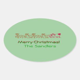 Sticker (ovl) - Santa and his Sleigh