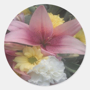 Sticker Pink Lily Beauty