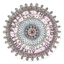 Sticker Praise the Lord Medallion