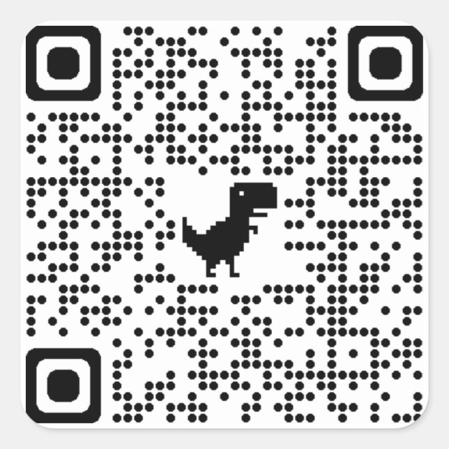 Sticker QR CODE to Rickroll (Front)