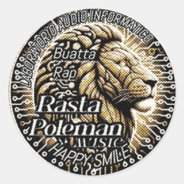 Sticker Rasta Poleman (Front)