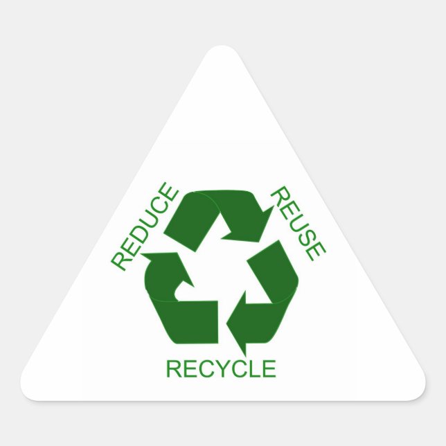 Sticker - Reduce Reuse, Recycle (Front)