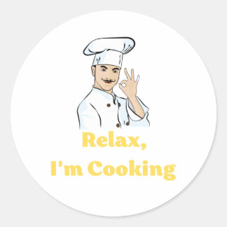 Sticker Relax, I'm Cooking