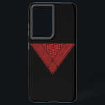 Sticker Samsung Galaxy Case<br><div class="desc">Each one of us must defend the rights of the Palestinians through resistance, even if we defend them by wearing a shirt. This is a inverted red triangle resistance Palestinian Hatta Keffiyeh Kufiya symbol of palestinian resistance For Palestinians, Palestine lovers Pro-Palestinian, or, everyone who supports freedom and justice and fights...</div>