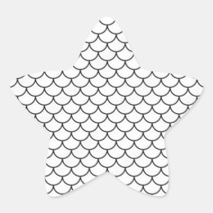 Sticker "Scallop Pattern on a Starfish"