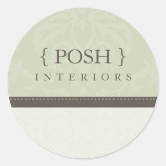 STICKER SEAL :: divinely damask 9B