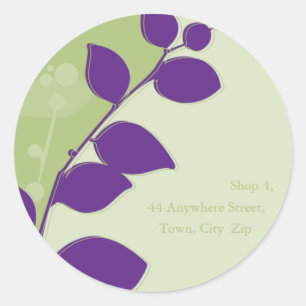 STICKER SEAL :: gum foliage 2
