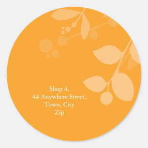 STICKER SEAL :: gum foliage 8