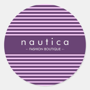 STICKER SEAL :: nautical striped 7