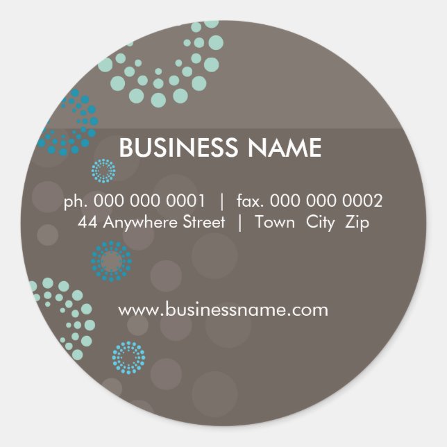 STICKER SEAL :: retrospot 4 (Front)