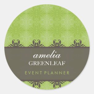 STICKER SEAL :: stylish patterned 12