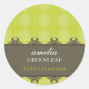 STICKER SEAL :: stylish patterned 7