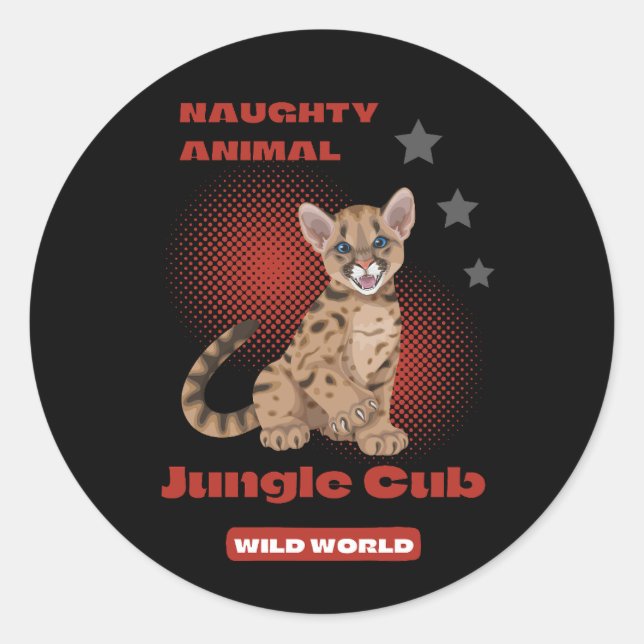 sticker spotted animal (Front)