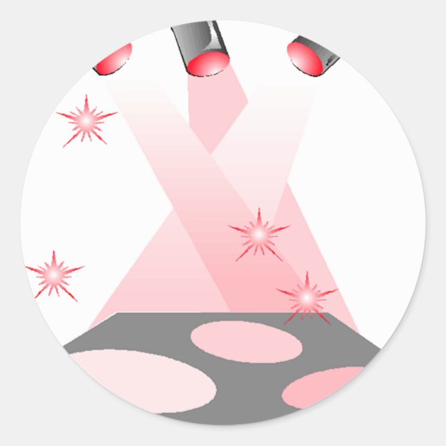 Sticker Stagelights Talent Drama Singing Karaoke (Front)