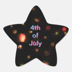 Sticker (star) - 4th of July